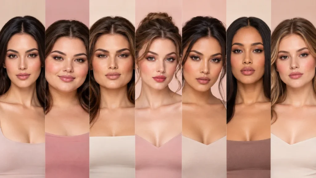 makeup for different face shapes